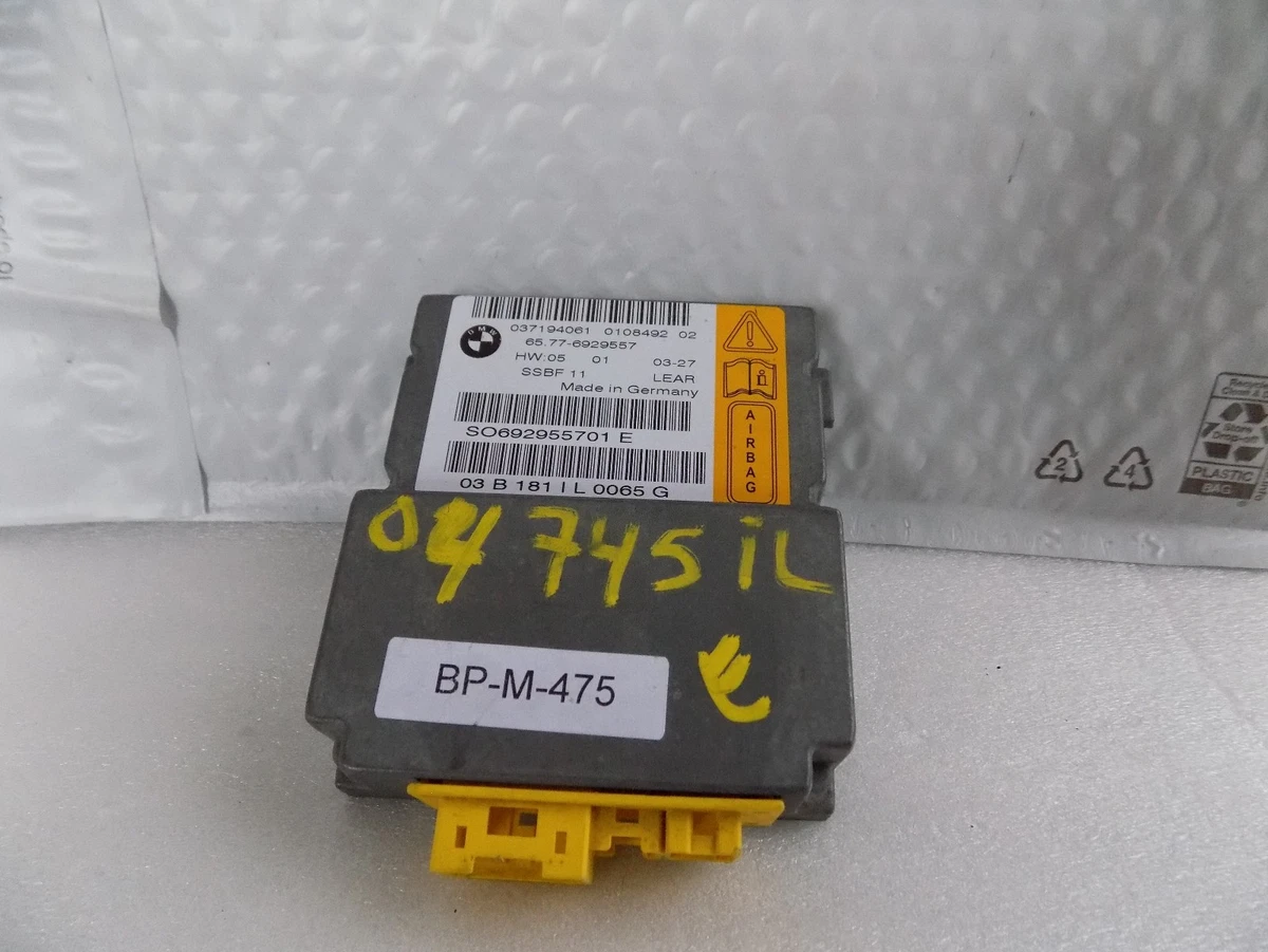 2002-2005 BMW 7 SERIES FRONT RIGHT SIDE SEAT AIRBAG CONTROL MODULE  