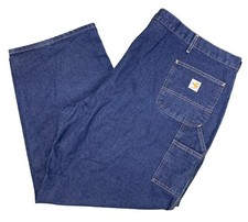 Carhartt Jeans Mens 54x30 FR Signature Denim Dungaree Flame Resistant FRB13 -NEW