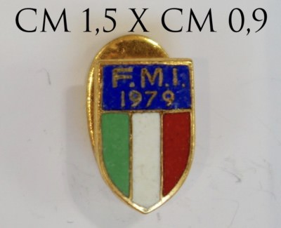 F.M.I. ITALIAN MOTORCYCLE FEDERATION REGISTERED YEAR 1979 DIST. PROD BERTONI