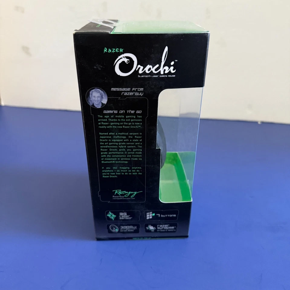 RAZER Orochi Wireless Gaming Mouse Black  BRAND NEW! 2013 RARE Vintage - Image 2 of 4