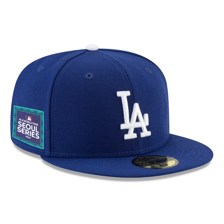 New Era 7 3/4 Royal Blue Los Angeles Dodgers 2024 MLB Seoul Series