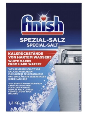 4,99 /kg - 4er Pack Finish Spezial-Salz / Spülmaschinensalz - 1,2 kg