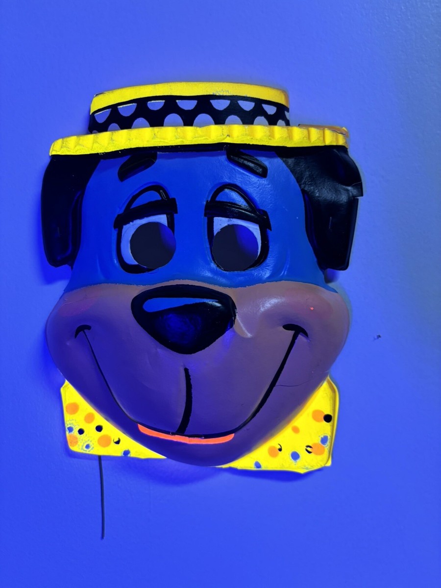 ビンテージマスクマンバンク Huckleberry Hound Collegeville Mask Ben Cooper Black Light Hanna
