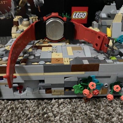 OROLOGIO DA DONNA Casio G-Shock Alarm World Time Quarzo Analogico-Digitale Quadrante Oro EUR 105 - Foto 4