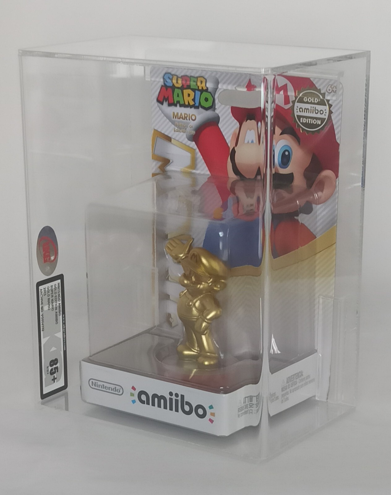 Amiibo Mario Gold Edition figurine de salon pour setup gaming rétro chic