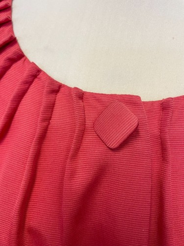 HOBBS CORAL COTTON & SILK BLEND SPECIAL OCCASION JACKET SIZE 12 - Picture 2 of 5