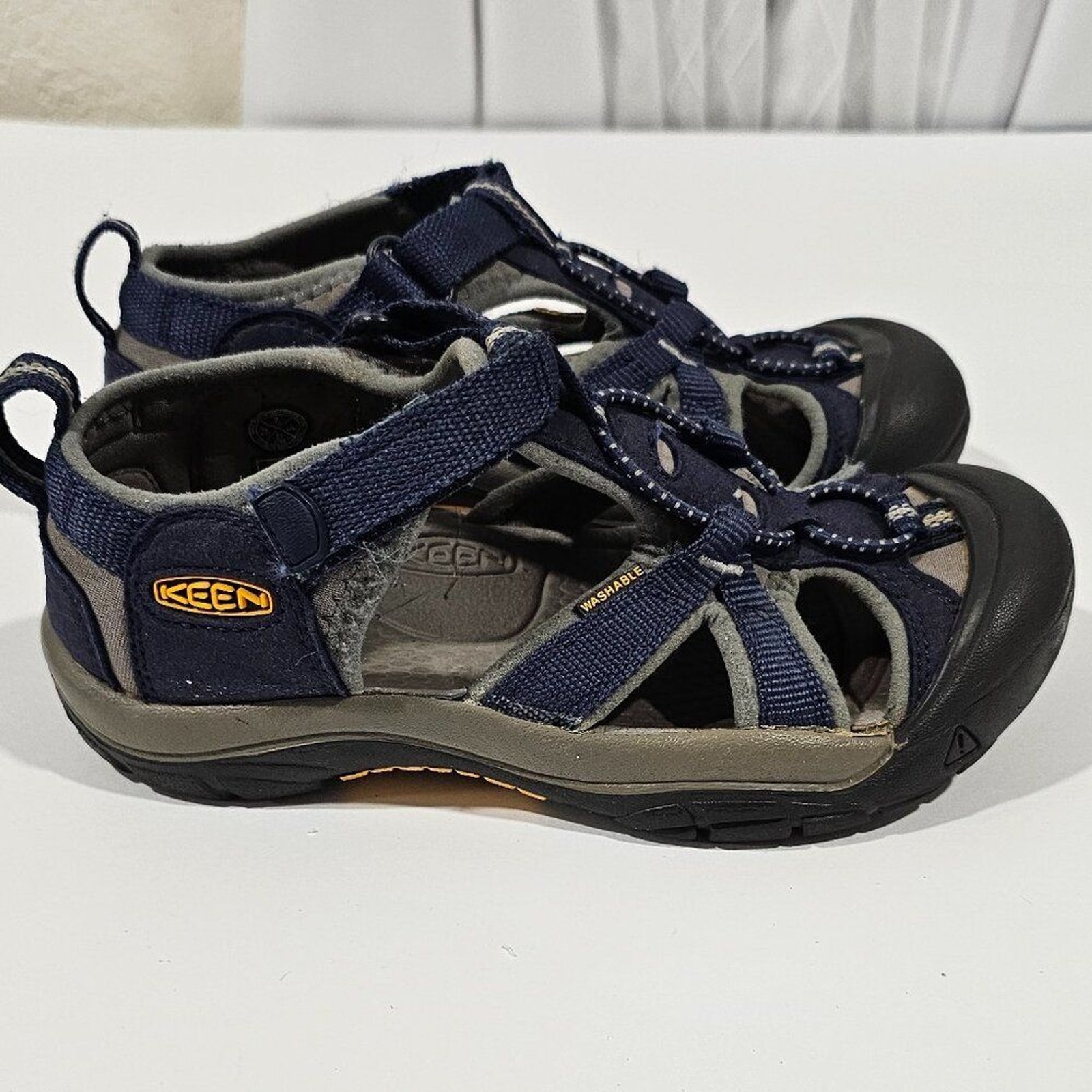 Sandalo acqua Keen Venice H2 blu navy grigio ragazzo bambino grande taglia 2