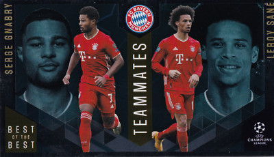 Topps Best of the Best Champions League 20/21 Nr. 143 Gnabry & Sane Teammates