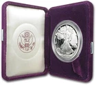 American Silver Eagle Proof 1990 S Uncirculated $1 Dollar Coin OGP