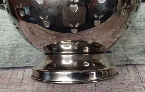 Stainless Steel Large Colander Pasta Veggie Fruit Strainer - Apple Kitchen Decor - Picture 8 of 19