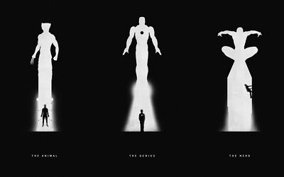 Marvel comics wolverine iron man spiderman monochrome playmat gaming mat