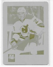 2011-12 Elite Hockey DAVID CLARKSON New Jersey Devils 1/1 plate yellow