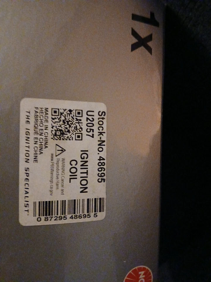 Bobina de encendido NGK 48695 / U2057 DIS sin distribuidor para Chrysler Dodge Jeep VW Foto 4 de 4