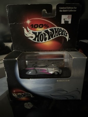 100% Hot Wheels Rareflow Mattel Die Cast Limited Edition 2000 Scale 1:64