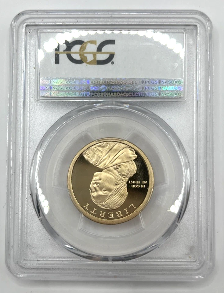 Graded Native American Pocahontas 2015-S $1.00 Dollar Coin PCGS PR69DCAM - Image 2 of 2
