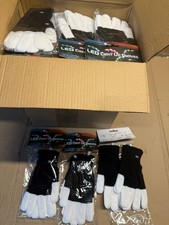 50 Paar Handschuhe Strickhandschuhe mit LED Beleuchtung Geschenkidee Postenware#