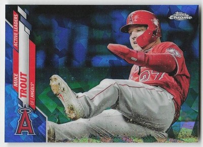 2020 Topps Chrome Update Sapphire Edition #U-119 Mike Trout BASEBALL Angels