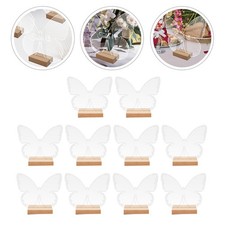  10 Sets Butterfly Table Numbers Wedding Sign Reserved Desk Accessories