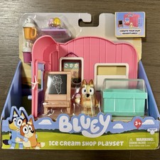 Bluey Mini Playsets Ice Cream Shop Playset Bingo NEW