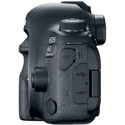 Canon EOS 6D Mark II 26.2MP Digital SLR Camera - Black (Kit w/ EF