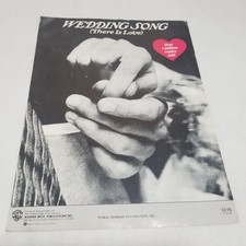 Wedding Song There is Love Sheet Music 1971