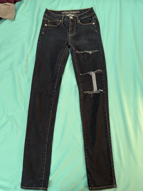 American Eagle Outfitters Super Stretch Jeans Size 00 Long Skinny