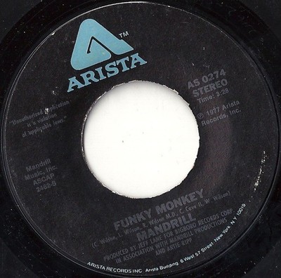 Mandrill - Funky Monkey (7'')