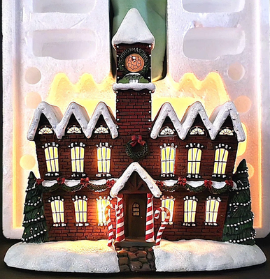 Burton townHero 160 中古美品 Rare Hawthorne Village Nightmare Before Christmas Santa's Workshop