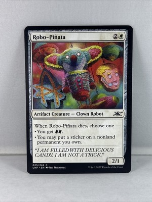 Robo-Pinata Piñata (025) Unfinity UNF MTG Magic The Gathering
