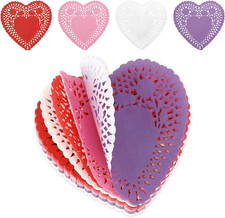 Heart Doilies Heart Shaped Doilies Paper Heart Doilies 200 Pcs Valentine Doilies