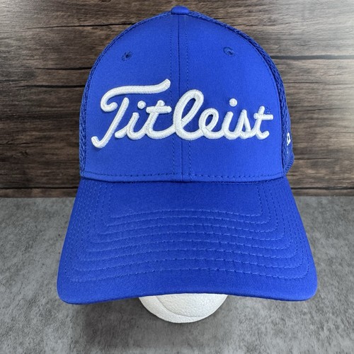 Titleist New Era Fitted Golf Hat Pro V1 FJ Tour Cap Blue Men’s Size L / XL
