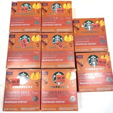 Starbucks Pumpkin Spice Nespresso Vertuo 64 Capsules Limited Edition Read