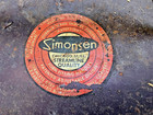 Vintage Simonsen Burgundy Metal Toolbox • 1950s Mid‑Century • Single Tray — photo 3
