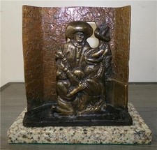 JOSE CLEMENTE OROZCO BRONZE SCULPTURE " EMILIANO ZAPATA " SIGNED AND NUMBERED