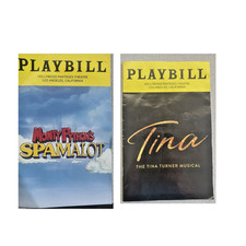 Spamalot AND Tina Turner Programs From The Pantages Theatre In Los Angeles 2026