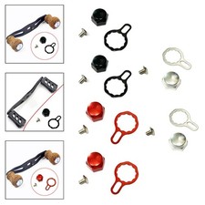 Plaque de verrouillage de moulinet Baitcasting, poignée bouchon à vis, pièces