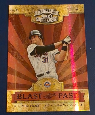 2004 Throwback Threads Mike Piazza Blast From The Past /100