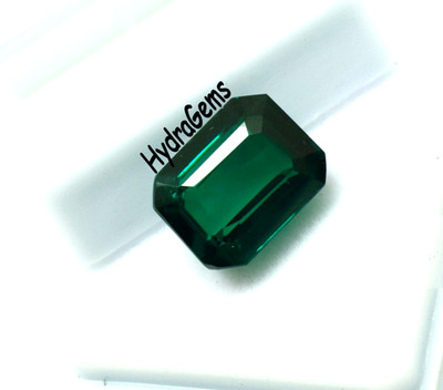 12 Ct Emerald Cut May Birthstone Natural Zambian Emerald Certified Summer Sale
