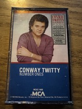 Conway Twitty "Number Ones" Cassette Tape, 1982 MCA Records Greatest Hits