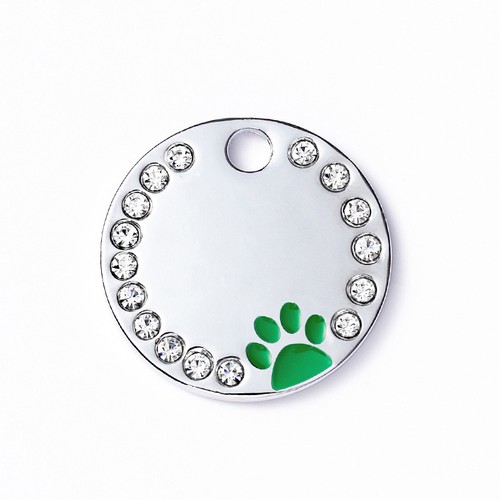 Dog Cat Pet Tag ID Collar Tags Personalised Pet Tags Name Disc Engraved 25mm - Picture 10 of 15