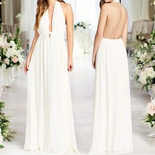 NWT Show Me Your MuMu Luna Halter Gown Bridal Wedding Size Small Retail $198