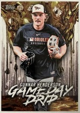 2026 Gunnar Henderson Gameday Drip Topps Celebration Baltimore Orioles #GD-13