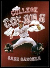 2025 ONIT Athlete Arkansas Razorbacks #CC-4 Gabe Gaeckle College Colors