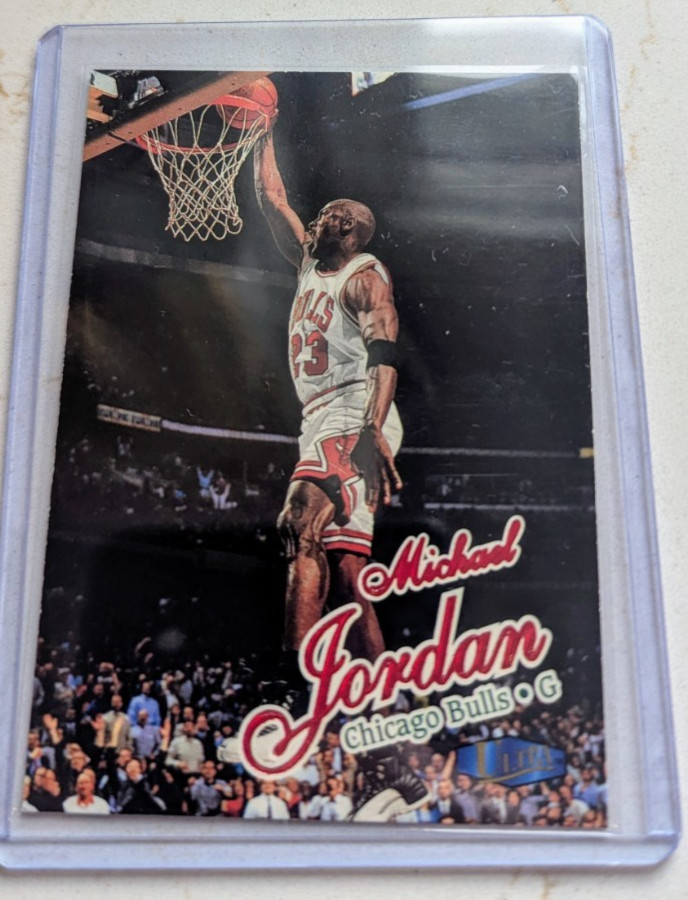 1997-98 Fleer Ultra Michael Jordan (#23) Chicago Bulls MVP HOF Be Like Mike