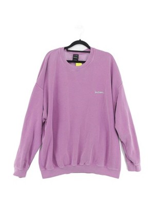 Iets Frans Herren Hoodie L lila Baumwolle mit Polyester Pullover