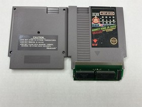 Donkey Kong Jr Math (Nintendo, NES) Authentic - Cleaned & Tested