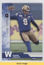 2018 Upper Deck CFL Blue Justin Medlock #93 READ 0s5