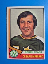 1974-75 OPC HOCKEY #26 CESARE MANIAGO MINNESOTA NORTH STARS VGEX+ diggydoug86