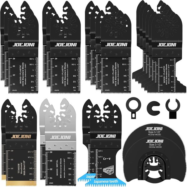 27 Tlg Multitool SäGebläTter Set, Universelles Multitool ZubehöR, Oszillierendes-image