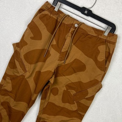 Nike Air Jordan Camo Cargo Pants Mens XL Brown Chicago